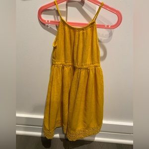 Girls old navy yellow tank dress
